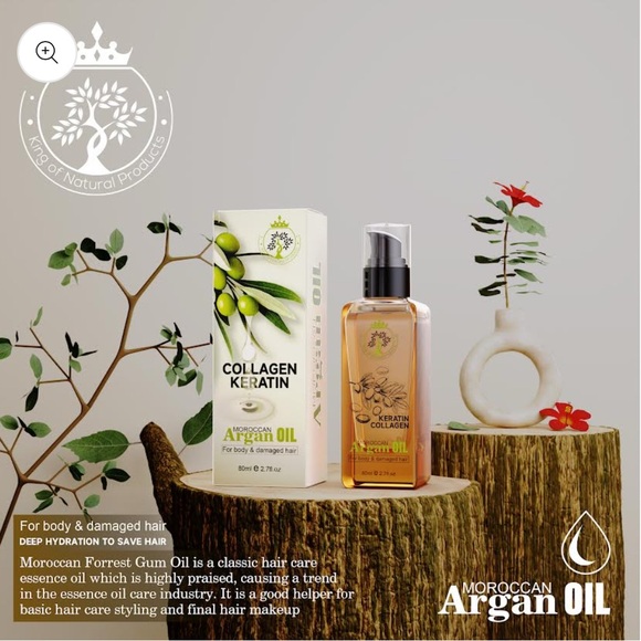 Jack by BB Dakota Accessories - Keratin Collagen Moroccan Argan Oil 80 ml 2.7 new in seal box